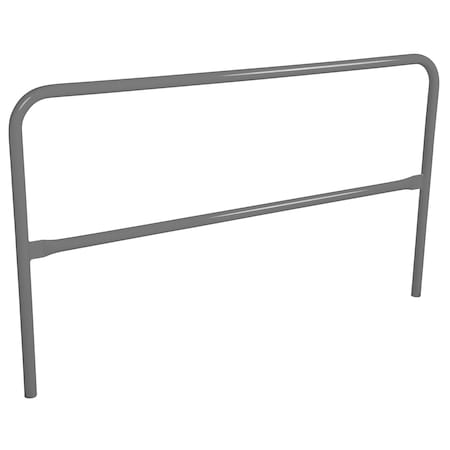 Vestil STEEL PIPE SAFETY RAILING 72 IN LENGTH GRAY VDKR-6-GYSG